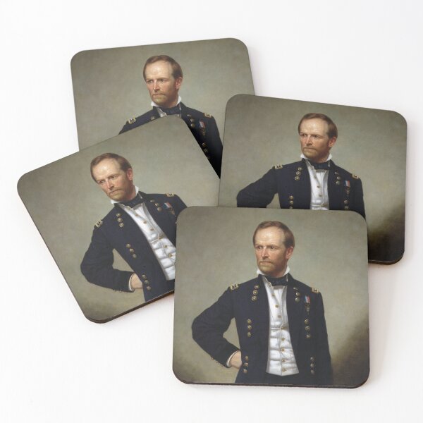 Item preview, General William Tecumseh Sherman Painting designed and sold by warishellstore.