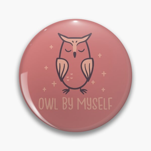 Item preview, Cute "Owl by Myself " image designed and sold by SushiUnicorn123.