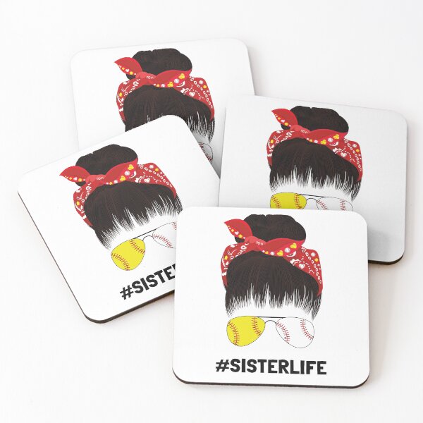 Item preview, Womens Sister Life Softball Baseball Funny Mothers Day designed and sold by YourgiftShop.
