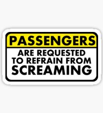 Passengers are Requested: Original Sticker