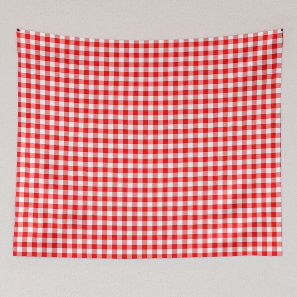 Item preview, retro style in red  squares designed and sold by Eshka.