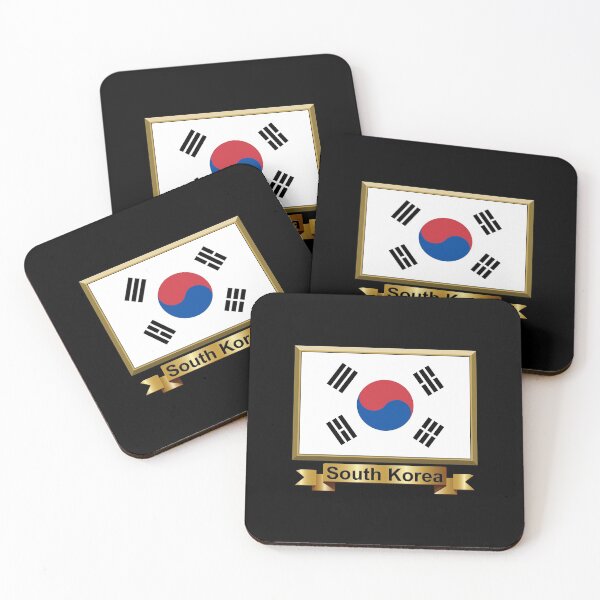 Item preview, South Korea Flag Gifts, Masks, Stickers & Products (N) designed and sold by mpodger.