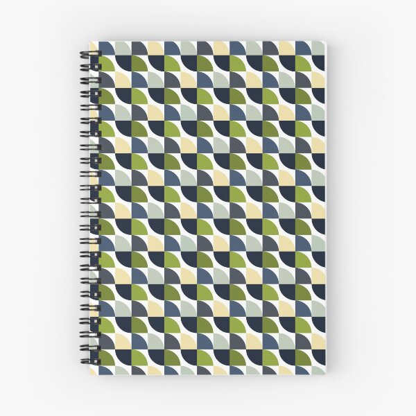 Item preview, Vintage mid modern geometric half circle pattern  designed and sold by likebakerdo.