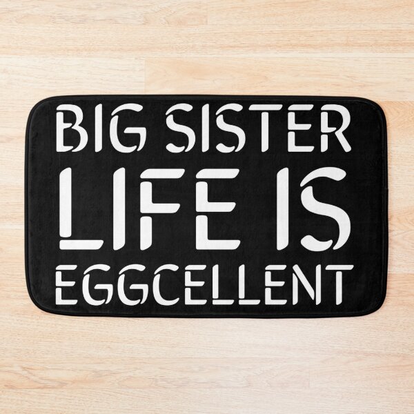 Item preview, Big Sister Life Is Eggcellent- White designed and sold by Designs By YL.