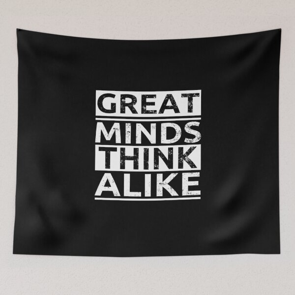 Item preview, Great Minds Think Alike - Great Personalities Collaboration Gift designed and sold by leofel.