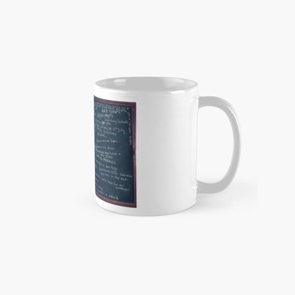 Derry girls Protestant catholics blackboard Classic Mug