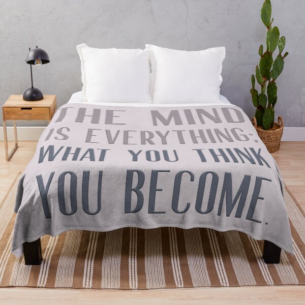 Item preview, The mind is everything; what you think you become. designed and sold by squishyrainbow.