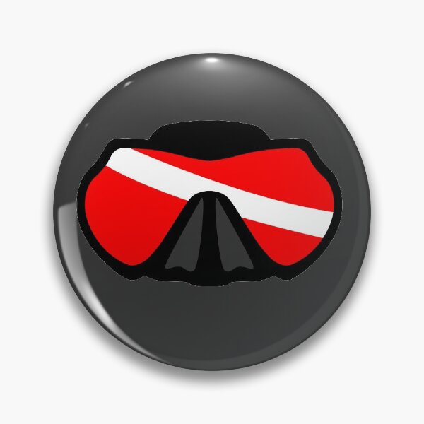 Item preview, SCUBA Diving Mask Reflecting Dive Flag designed and sold by gstrehlow2011.