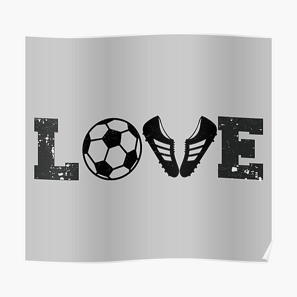 Poster Fussballschuhe Redbubble