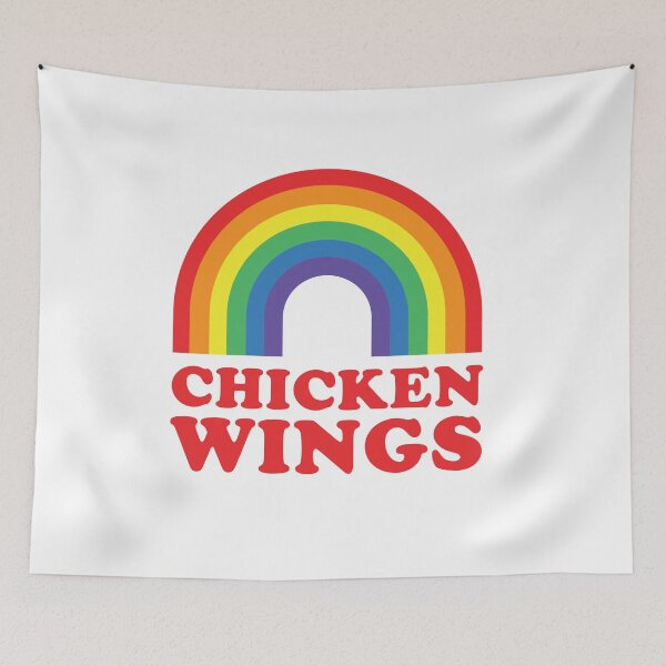 Item preview, Chicken Wings Rainbow Absurd Buffalo NY designed and sold by yelly123.