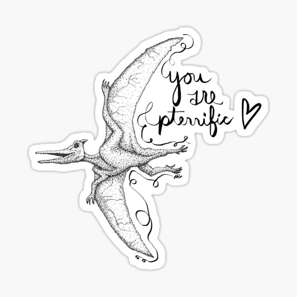 Item preview, Pterrific Pterodactyl designed and sold by AelArtist.