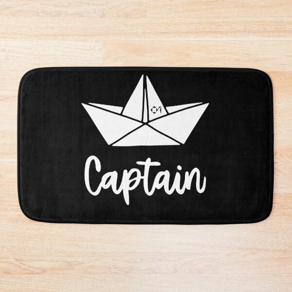 Item preview, PAPER SHIP ORIGAMIS No.1 | TEXT: CAPTAIN Sailing Boat | Minimalist Hand Drawn Art designed and sold by yourtravelguide.