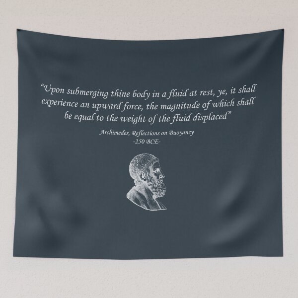 Item preview, Copy of Archimedes on Buoyancy (Dark) designed and sold by DeepSpaceDesigns.