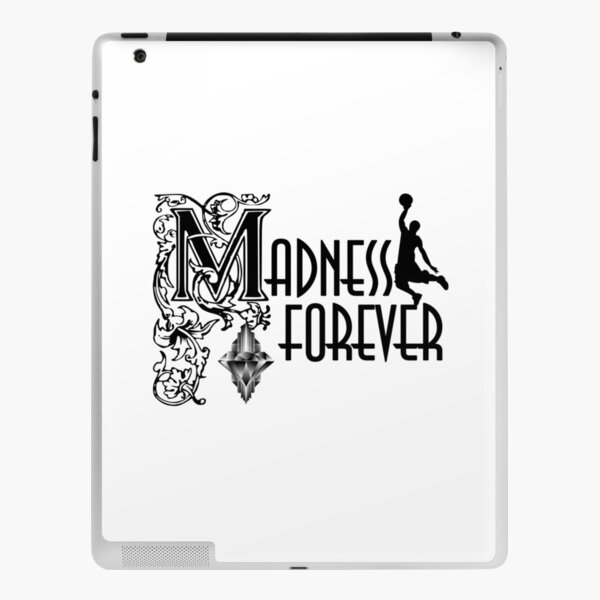 Madness Forever Basketball Player Typography Design iPad Skin