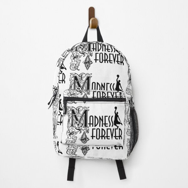 Madness Forever Basketball Player Typography Design Backpack
