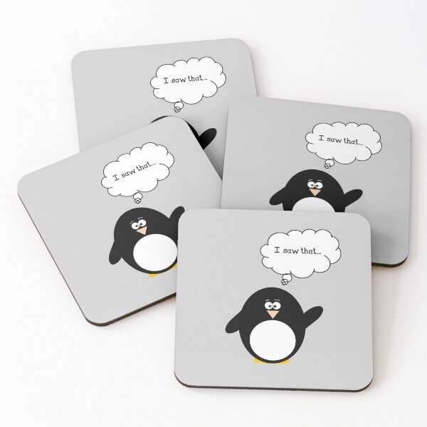 Item preview, Cute Penguin Funny Penguin I Saw That designed and sold by lisaamakye.