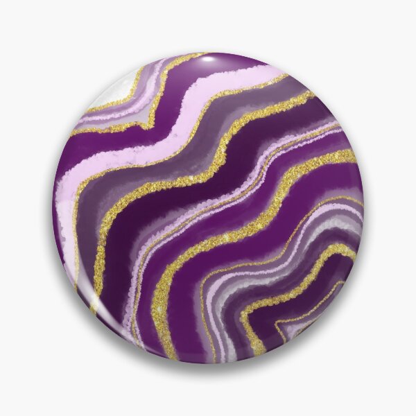 Item preview, Purple and Gold Geode Agate designed and sold by Julie Erin Designs.