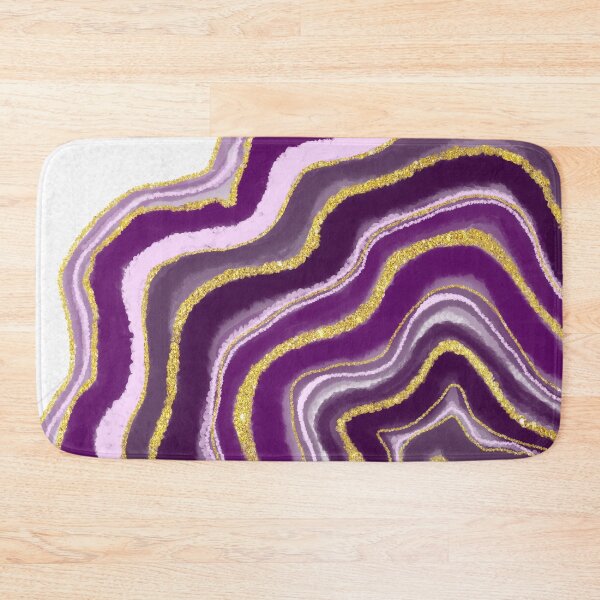 Item preview, Purple and Gold Geode Agate designed and sold by Julie Erin Designs.