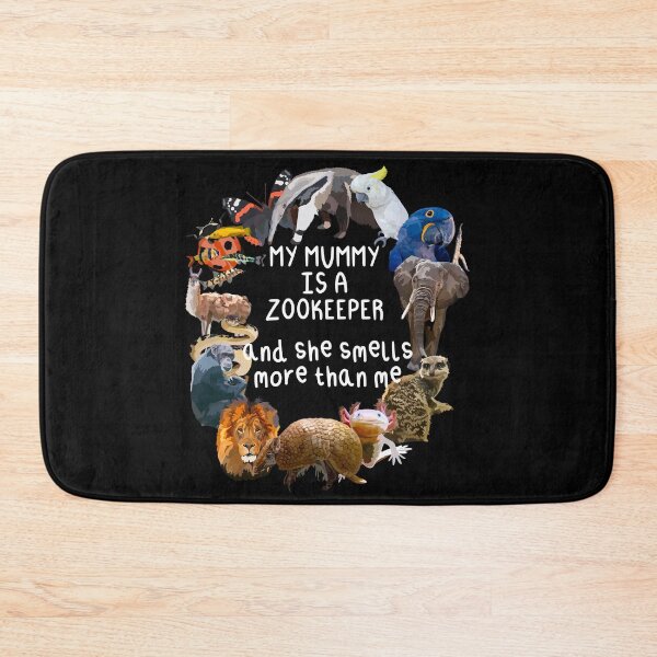 Item preview, M is for Mummy Zookeeper, Mummy Zookeeper Design – Dedicated Wildlife Care and Passionate Animal Keeper Artwork designed and sold by PrettylittlepastelUk.