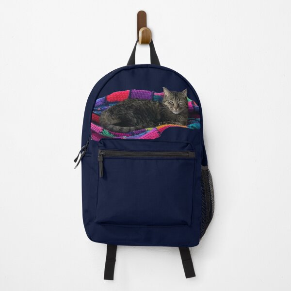 Item preview, Sleepy Kitty in a Colorful Blanket  designed and sold by Amanda1775.