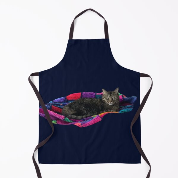 Item preview, Sleepy Kitty in a Colorful Blanket designed and sold by Amanda1775.