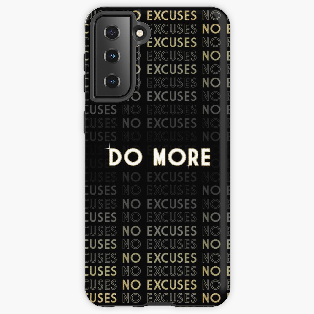 Do More No Excuses Case & Skin for Samsung Galaxy