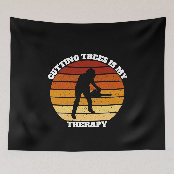 Item preview, Cutting Trees Is My Therapy designed and sold by Salvadax.