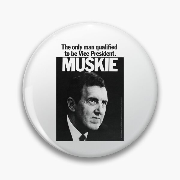 Item preview, Muskie - The Only Man Qualified To Be Vice President - 1968 designed and sold by warishellstore.