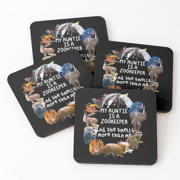Item preview, My Auntie is a Zookeeper,Auntie Zookeeper Gift – Wildlife Keeper Design for Proud Zoo Aunts designed and sold by PrettylittlepastelUk.