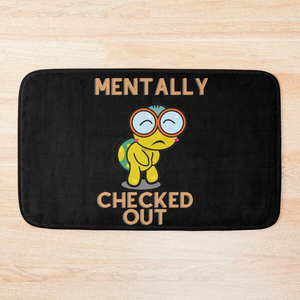 Item preview, Mentally Checked Out Turtle designed and sold by TheStyleShop.