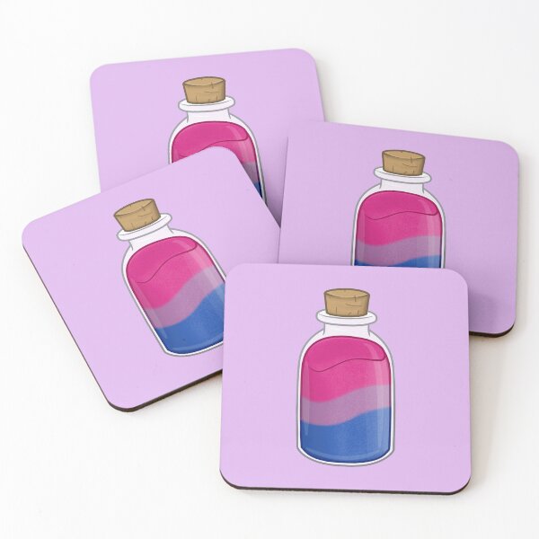 Item preview, Bi Pride colored Sand Bottle designed and sold by Floramisu.