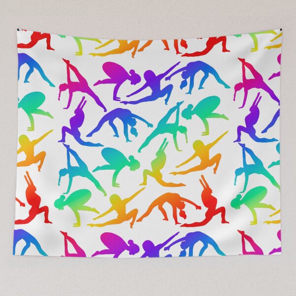 Item preview, Posturas De Yoga Arcoiris designed and sold by Orchyd.