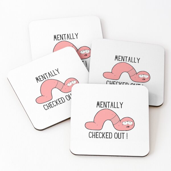 Item preview,  Mentally Checked Out Worm designed and sold by TheStyleShop.