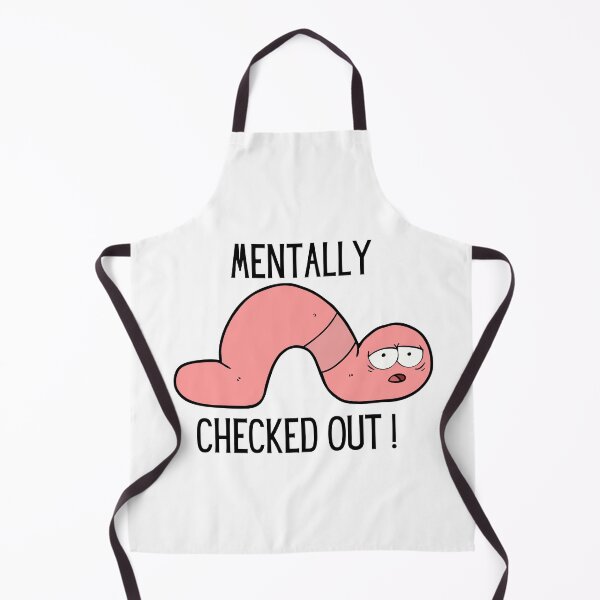 Item preview, Mentally Checked Out Worm designed and sold by TheStyleShop.