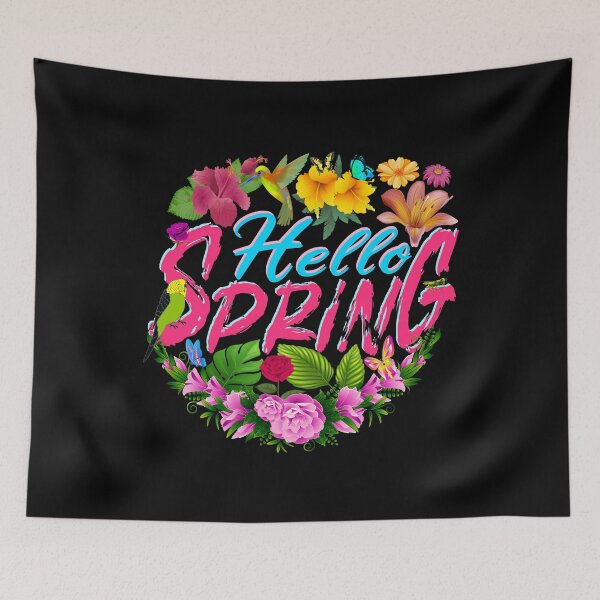 Item preview, Hello Spring, cool design for spring designed and sold by MoSaid.