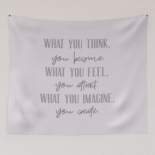 Item preview, What you think, you become.  What you feel, you attract.  What you imagine, you create. designed and sold by squishyrainbow.