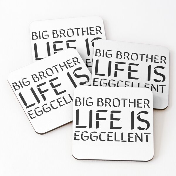 Item preview, Big Brother Life Is Eggcellent- Black designed and sold by Designs By YL.