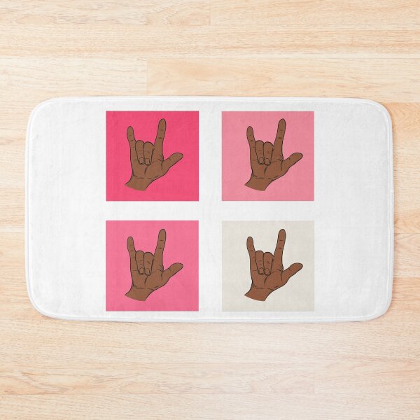 Item preview, I Love You in ASL: Pink  designed and sold by rmcbuckeye.