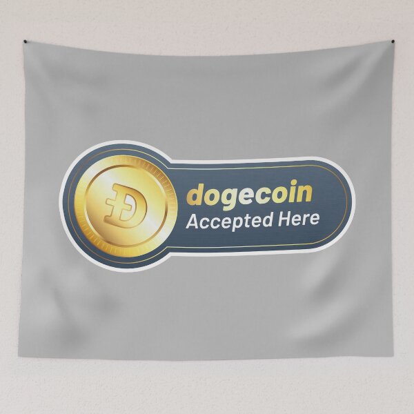Item preview, Dogecoin Accepted Here designed and sold by AeroAstro.