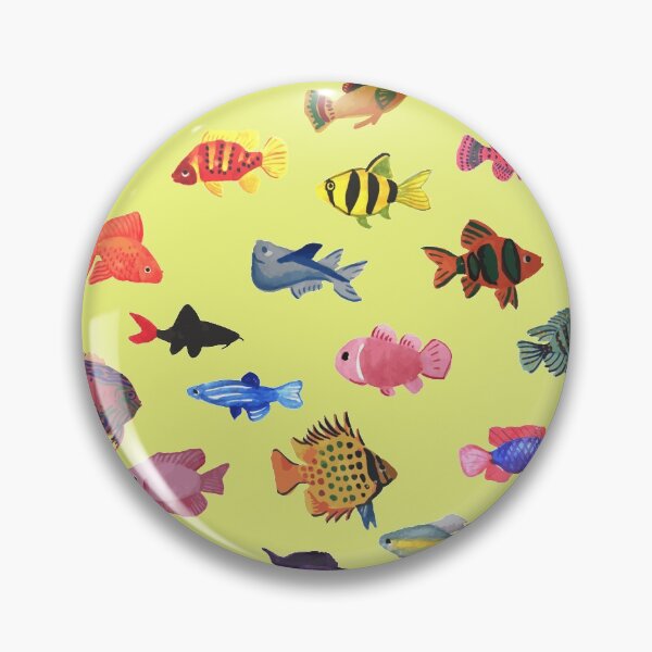 Item preview, Tropical Fish Pattern (choose your own color background) designed and sold by Jedi-Artist.