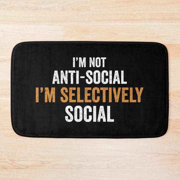 Item preview, no soy antisocial soy selectivamente social, selectivamente social, no soy antisocial, ant distanciamiento social, distanciamiento social divertido, memes divertidos de distanciamiento social, regalo de distanciamiento social designed and sold by T-DESIGNEDZ.