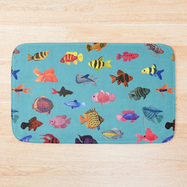 Item preview, Tropical Fish Pattern (choose your own color background) designed and sold by Jedi-Artist.