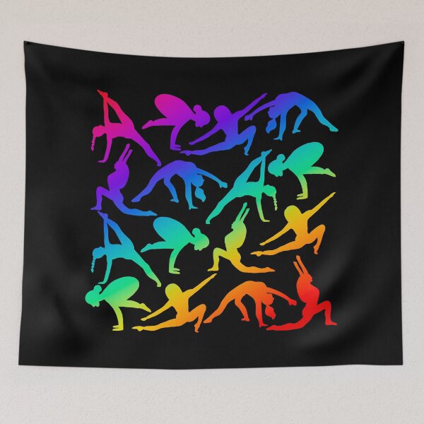 Item preview, Posturas De Yoga Arcoiris designed and sold by Orchyd.
