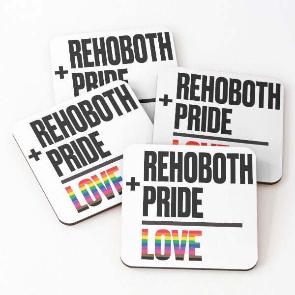 Item preview, REHOBOTH + PRIDE = LOVE designed and sold by LOVE+LOVE Design.