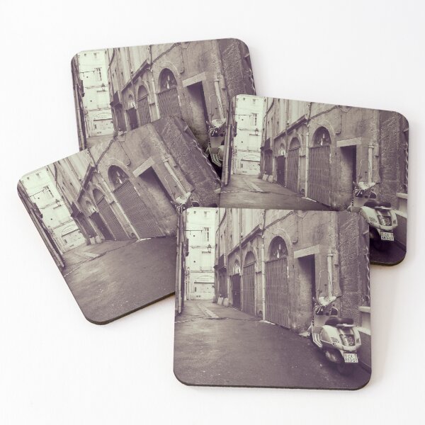 Item preview, Vintage Scooter in Narrow Street of Montpellier, France designed and sold by CarolinaReina.