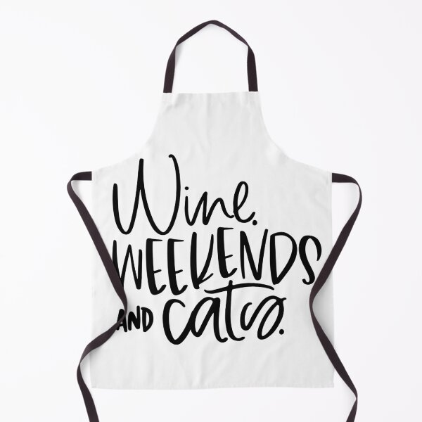 Item preview, Wine, Weekends and Cats designed and sold by LaceRenee.