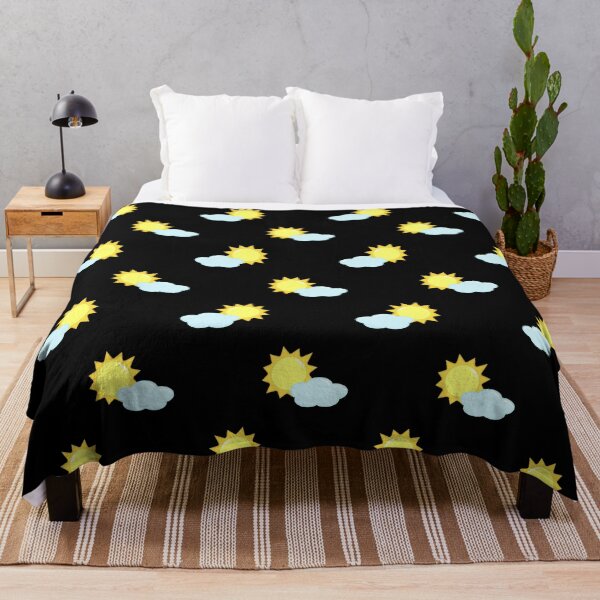 Item preview, Sun and Clouds Pattern 2 in Black designed and sold by Kelly Leung.
