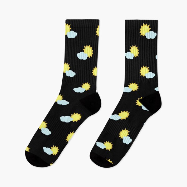 Item preview, Sun and Clouds Pattern 2 in Black designed and sold by Kelly Leung.