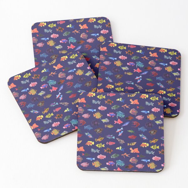 Item preview, Tropical Aquarium Fishes (choose your own background color) designed and sold by Jedi-Artist.