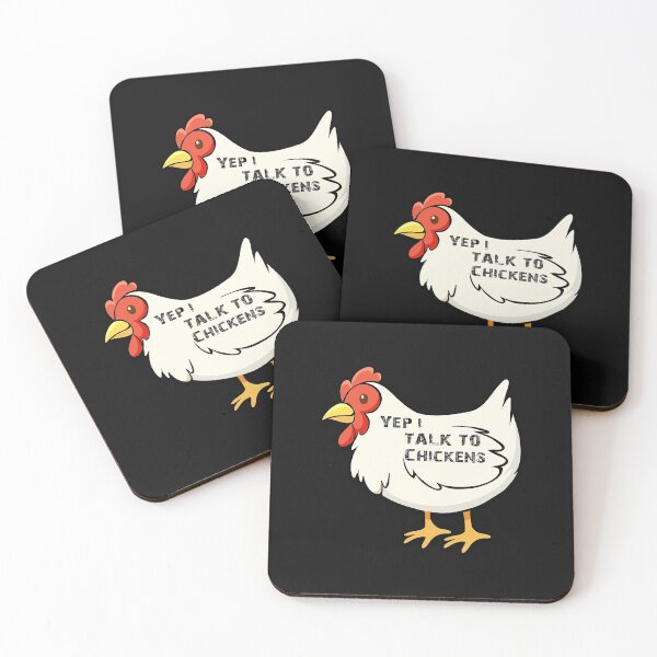 Item preview, Yep I Talk To Chickens , Cute Chicken Buffs designed and sold by oussimakh.